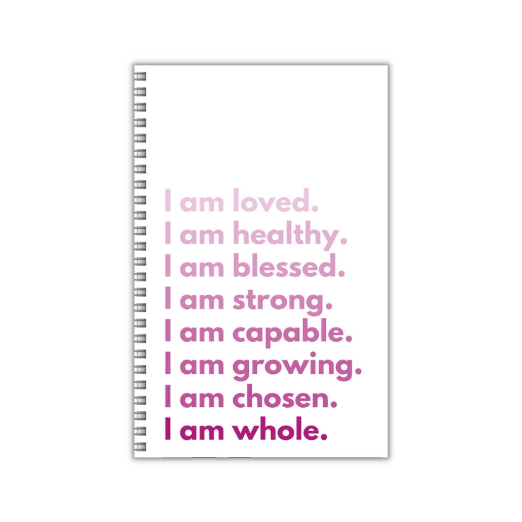Positive affirmation spiral notebook image 0