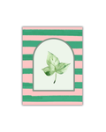 Pink and Green Sorority Inspired Greeting Card