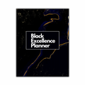 Black Excellence Undated Monthly Planner image 0