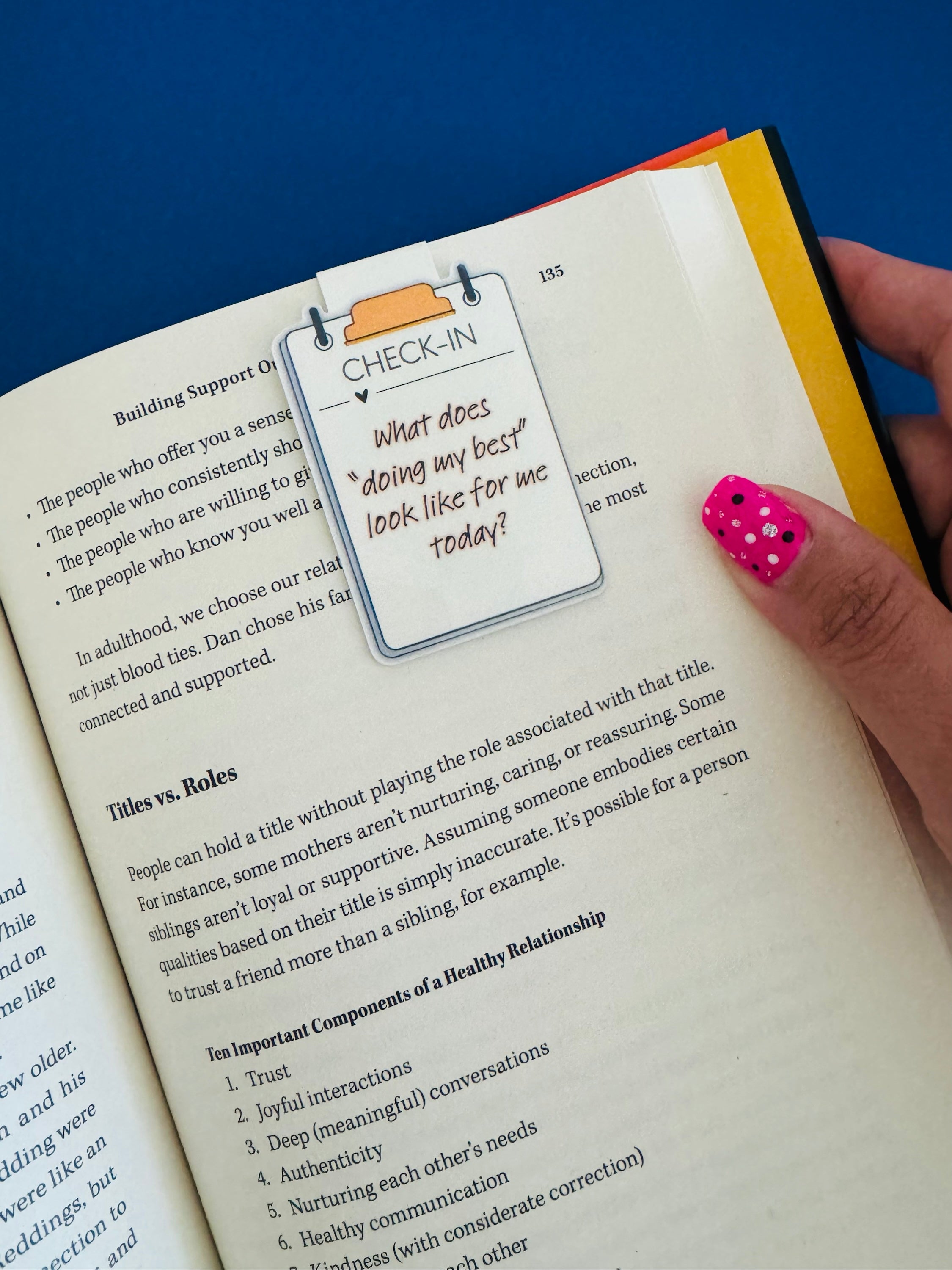 Note to Self Magnetic Bookmark image 1