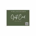 Pearls and Fern Paper Gift Card