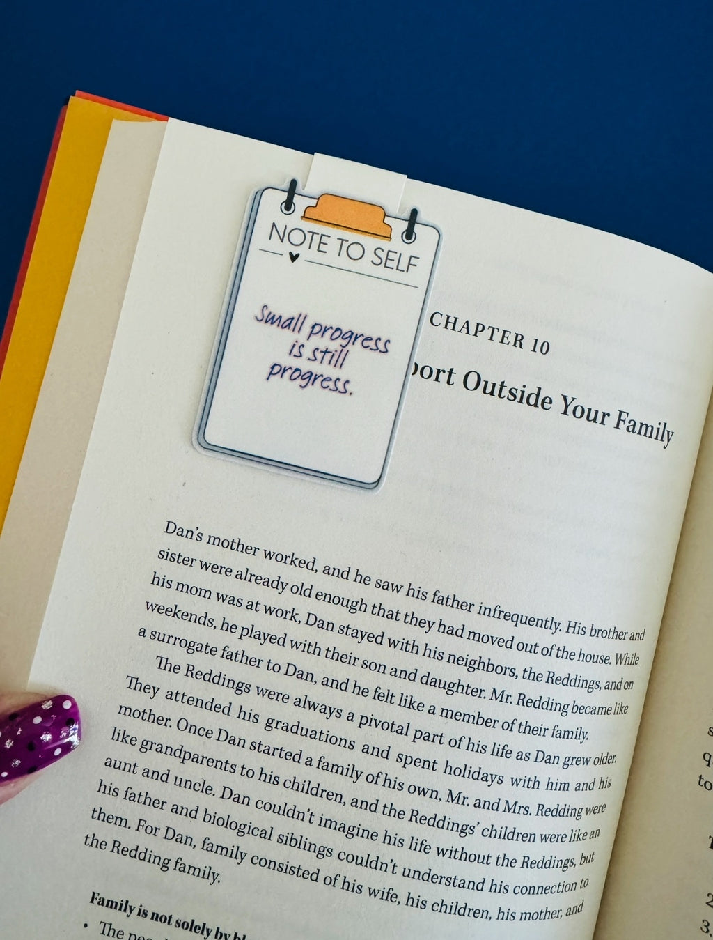 Small progress is still progress Magnetic Bookmark image 1