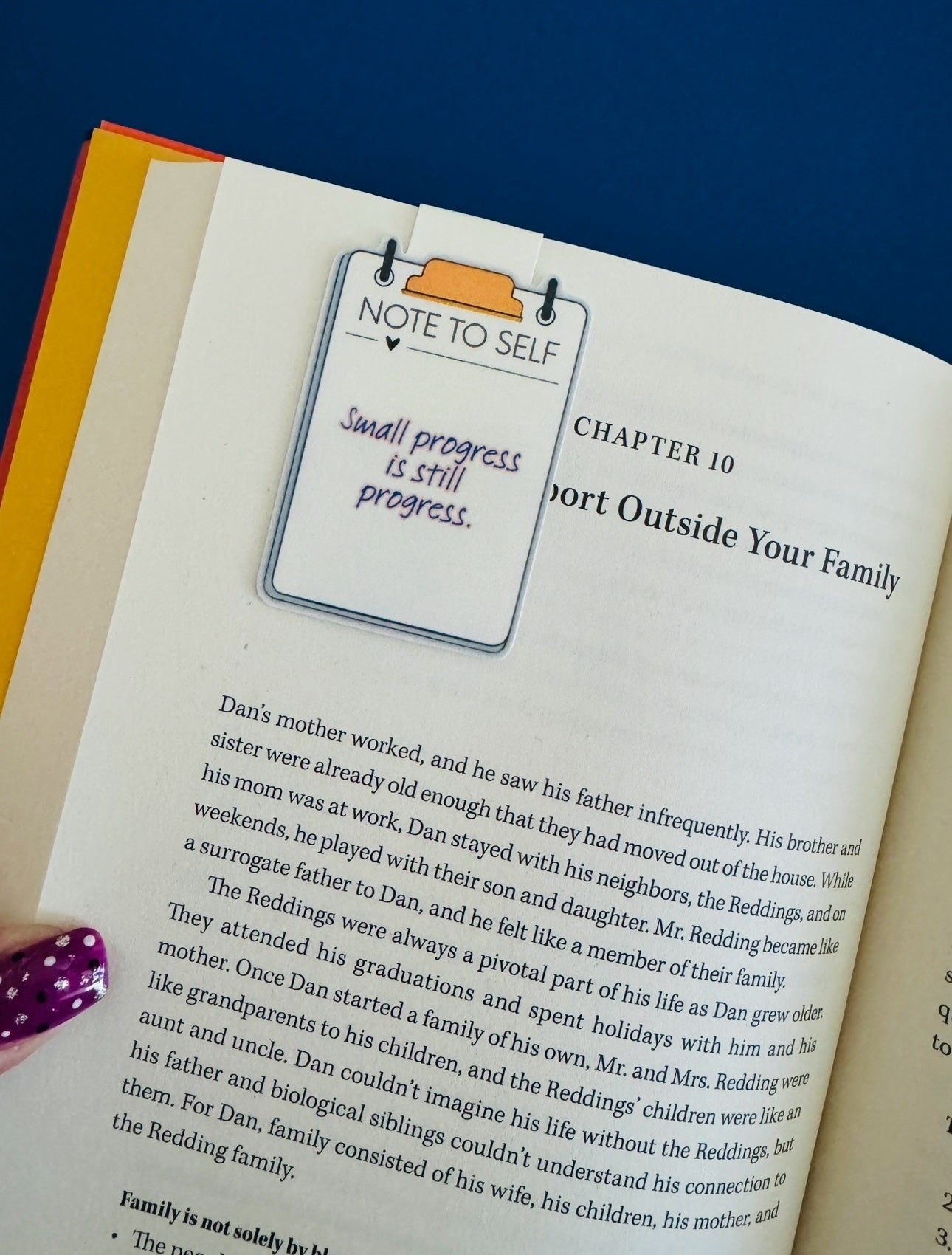 Small progress is still progress Magnetic Bookmark image 1