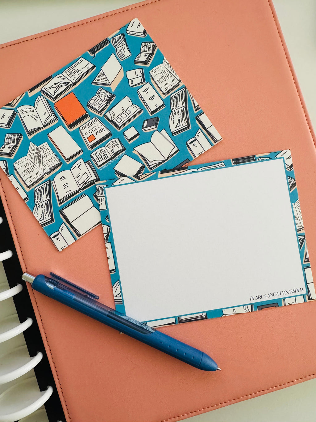 Book Lover: Boxed Stationery Set |  10 Flat Notecards with Envelopes