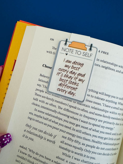 Note to Self Magnetic Bookmark image 0