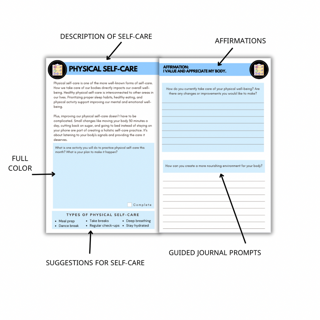 Prioritizing Me: A Guided Self-Care Journal image 1