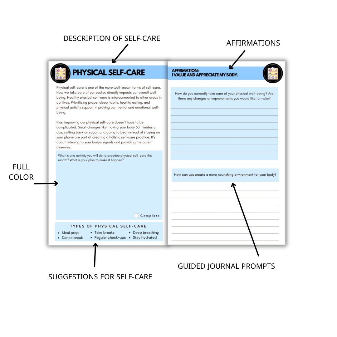 Prioritizing Me: A Guided Self-Care Journal image 1