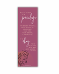 Access is a Privilege Bookmark | Boundaries & Self-Care Gift for Readers