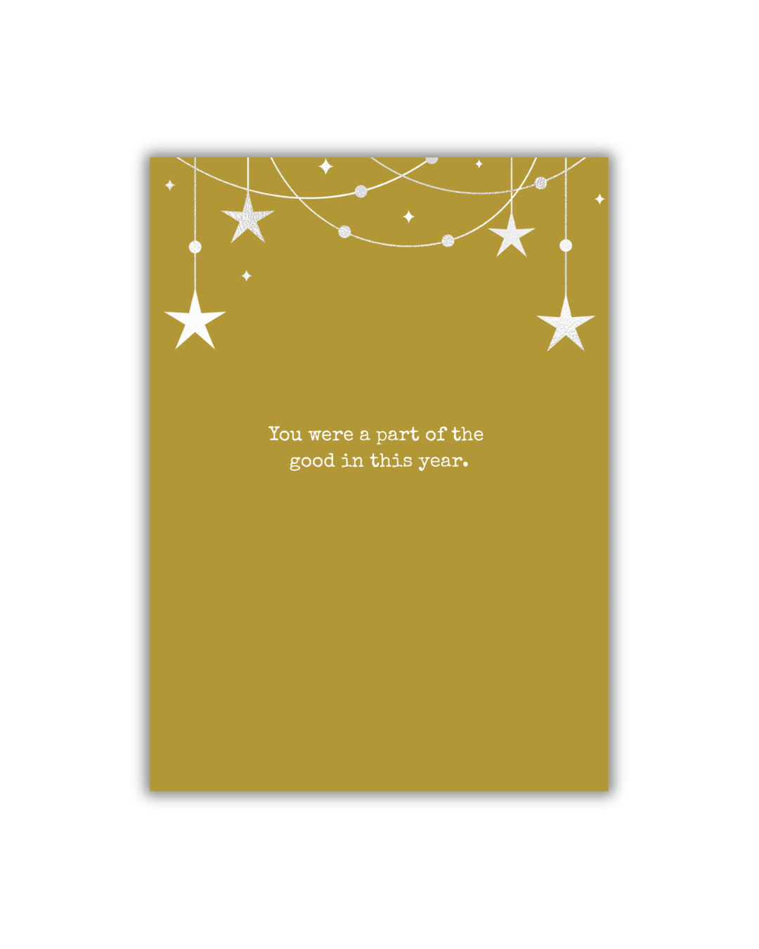 Friend Christmas & New Year Card | Friendship Holiday Greeting Card