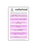 Motherhood Guided Journaling Prompt Stickers