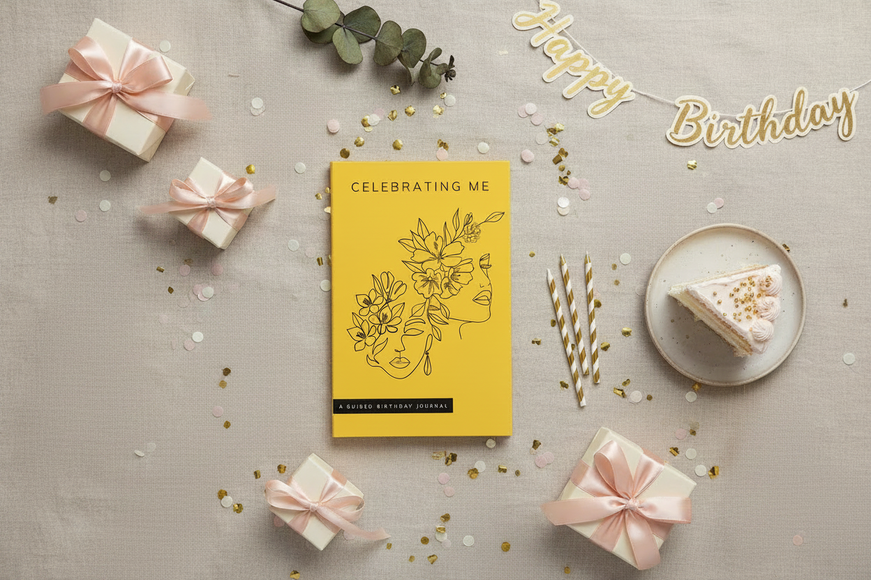 Celebrating Me Birthday Flatlay - No Flowers