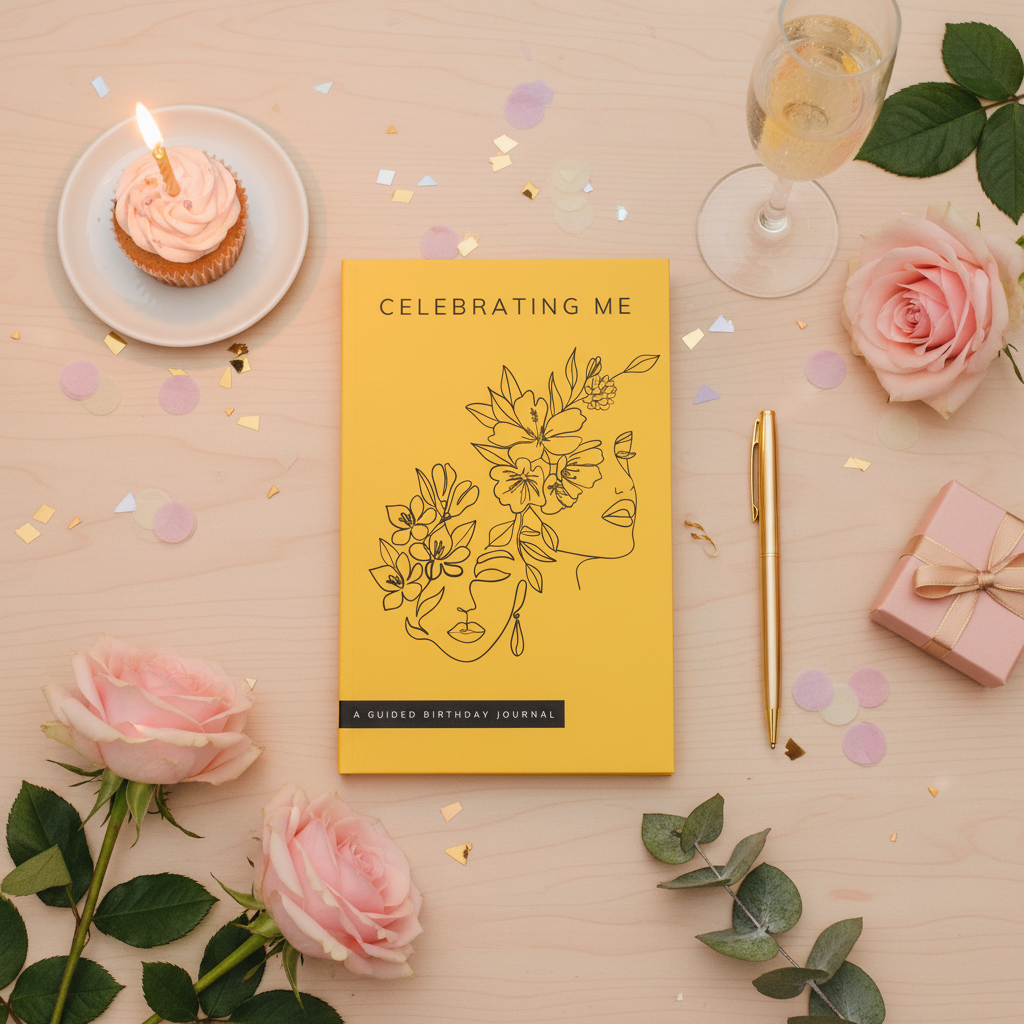 Celebrating Me Birthday Journal Lifestyle Image