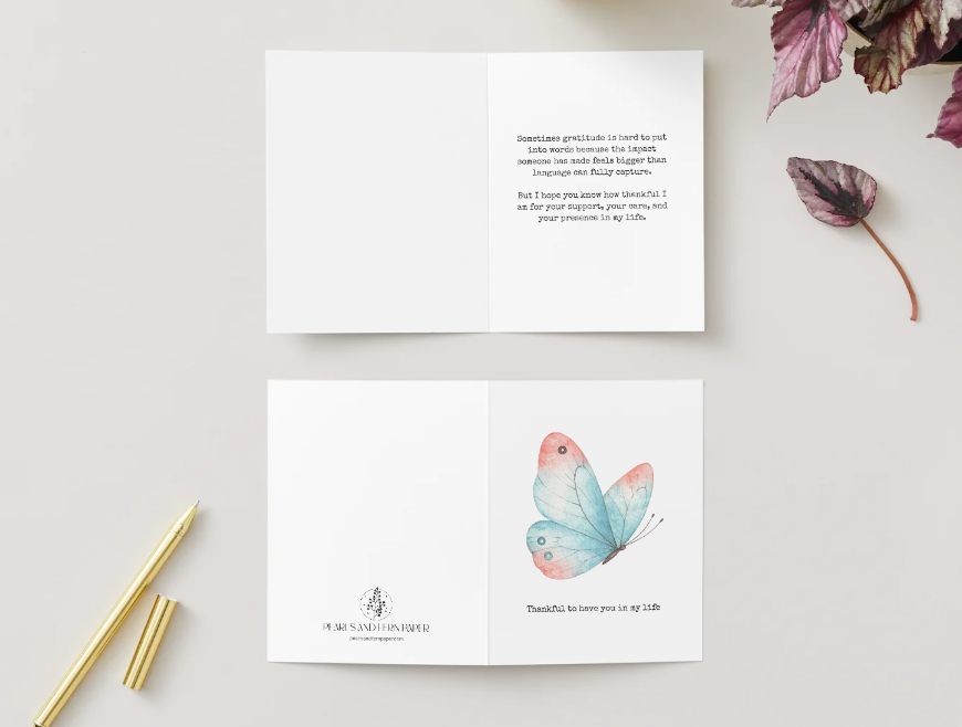 Thankful to have you in my life Greeting Card